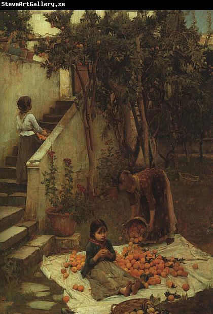 John William Waterhouse The Orange Gatherers